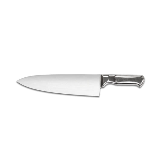 25cm professional chefs knife metal handle