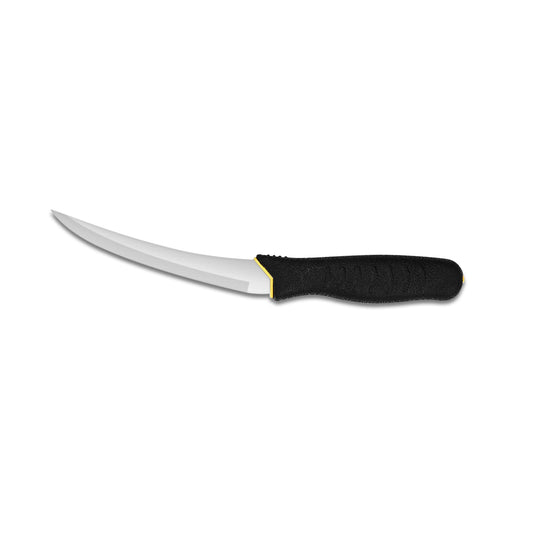 6"/15cm curved hollow grind edge boning knife