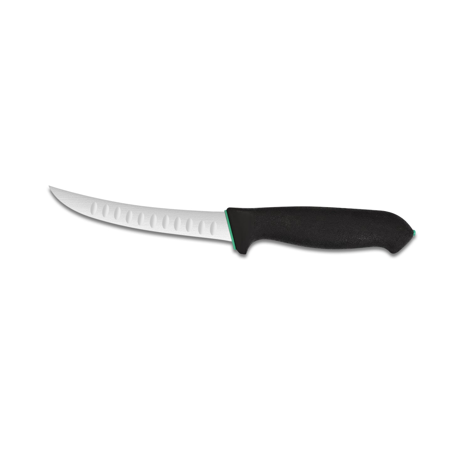 14.5cm curved boning knife fluted edge